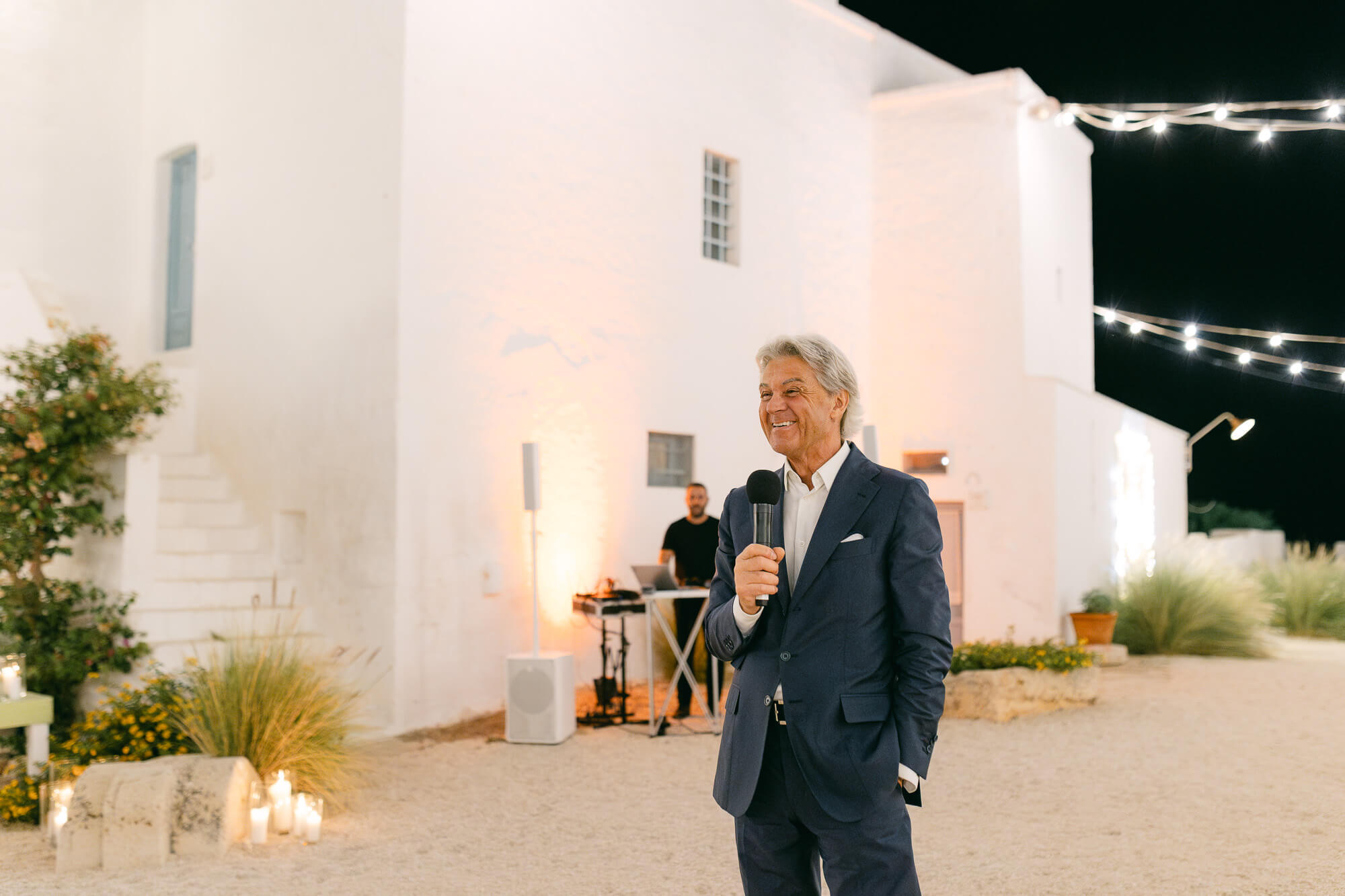 Father of the bride giving a speech
